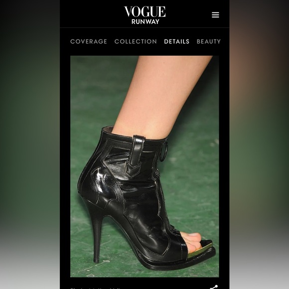 Givenchy Open toe Front zip Heeled Booties - Picture 11 of 12